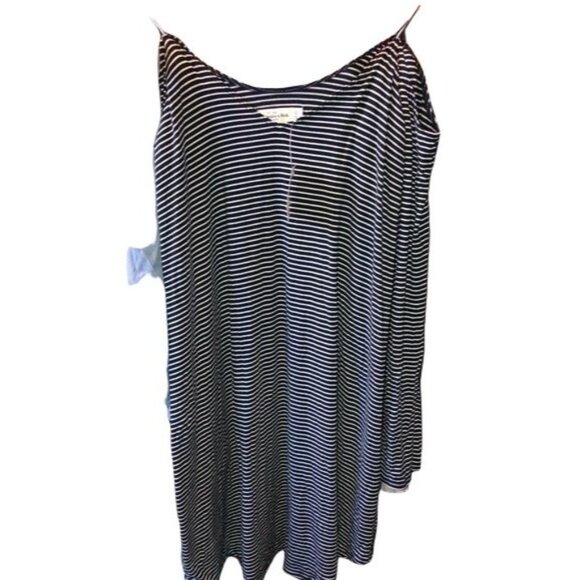 Abercrombie & Fitch Tops - Abercrombie Fitch Dress Tunic Women XS Long Sleeve Striped Black White